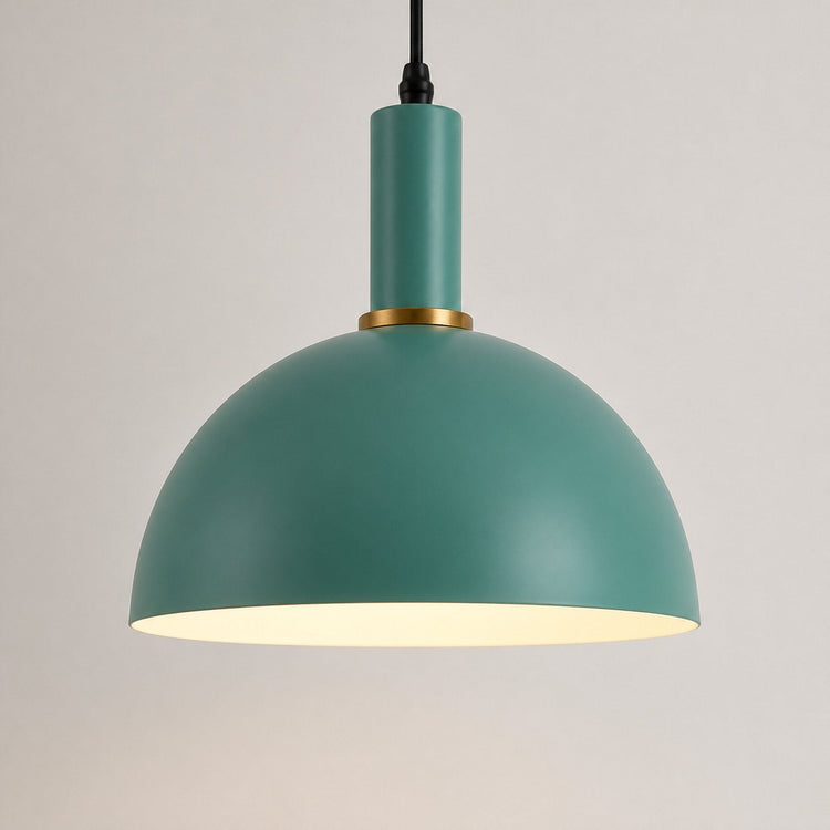 Nordic E27 Metal Pendant Light - Style 3 - Green variant