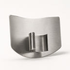 Single Finger Guard: smaller stainless steel shield with one split ring on the inner face