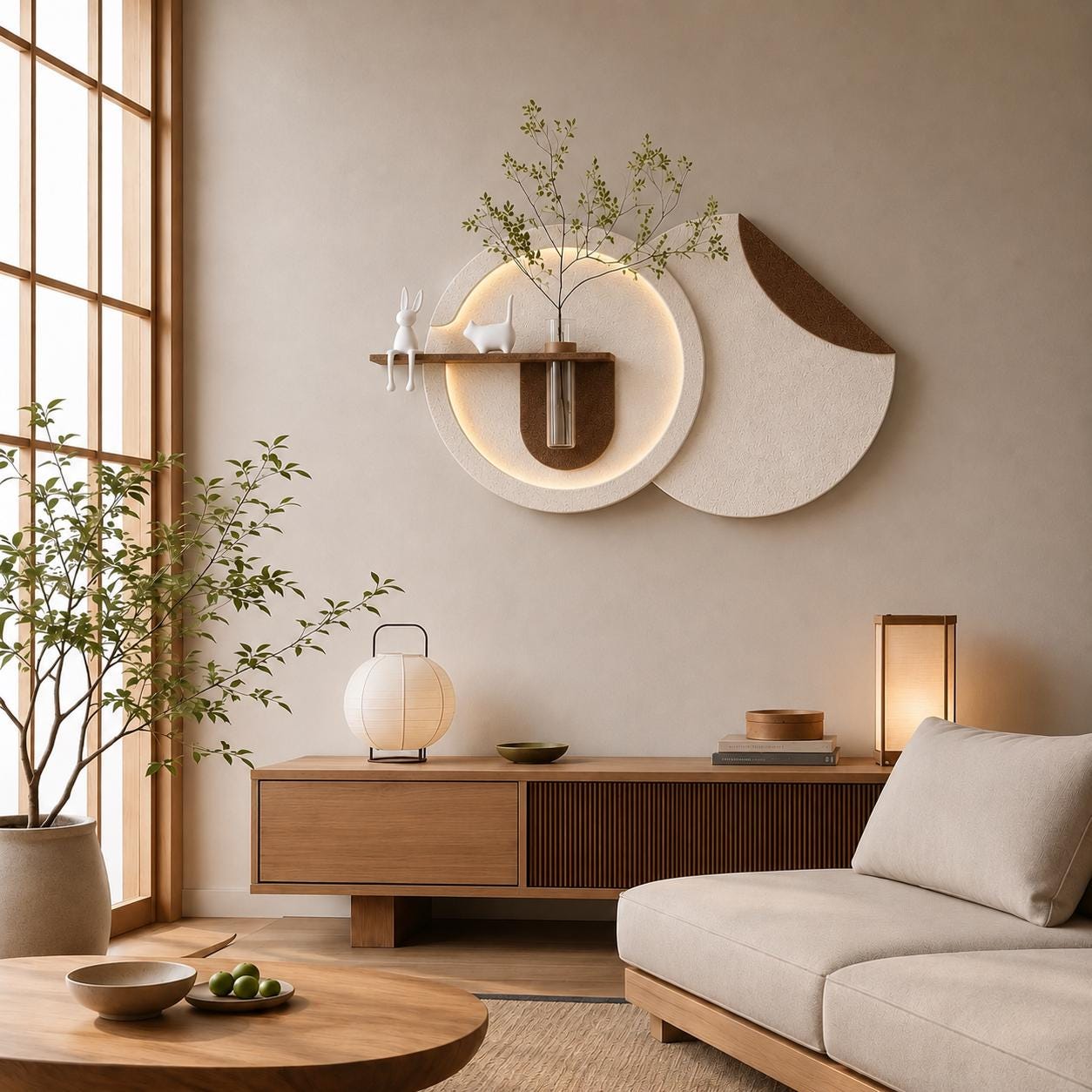 Japandi Wall Decor, Wabi Sabi Wall Art