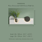 Wabi Sabi Wall Art, Japandi LED Wall Decor