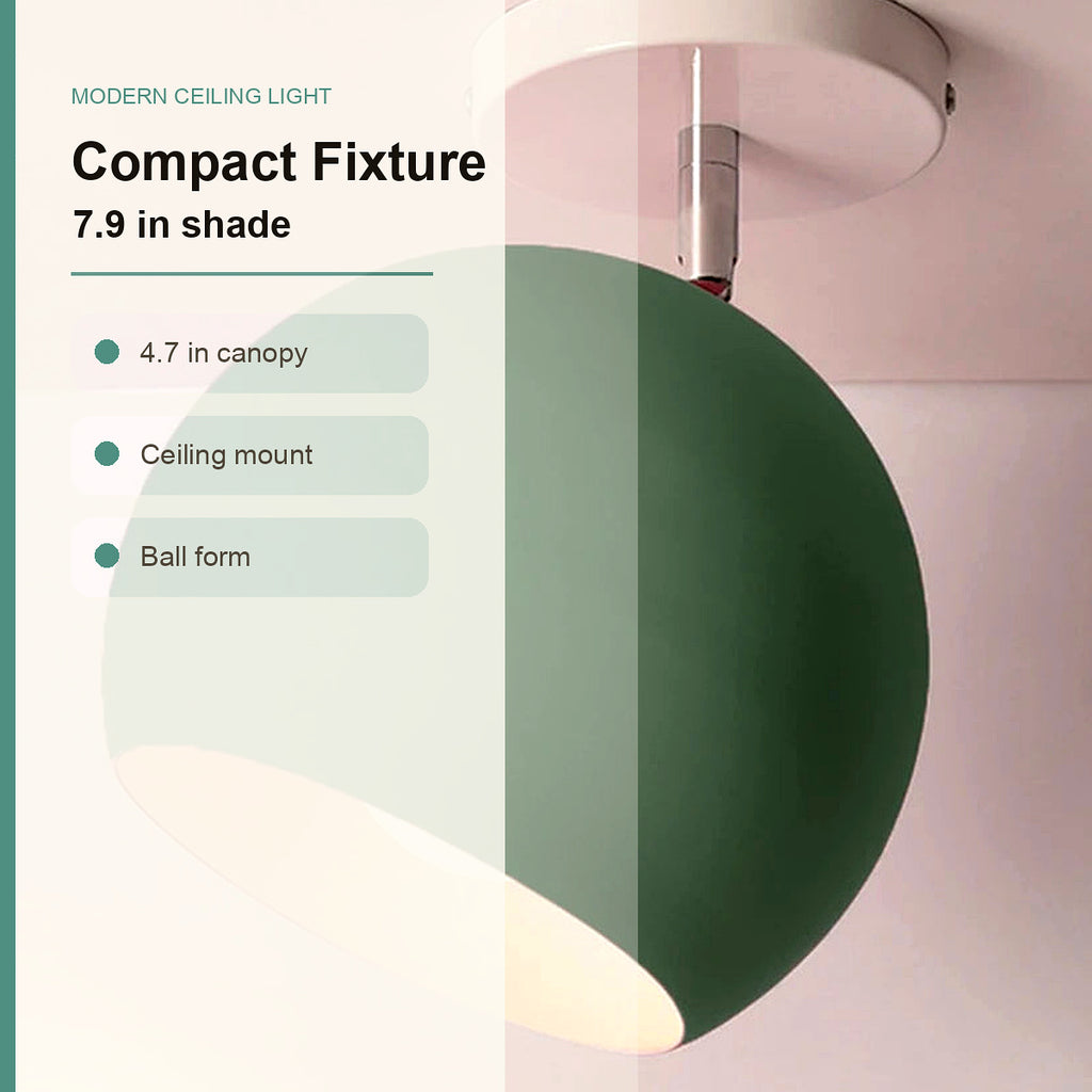Modern Ceiling Light compact fixture infographic