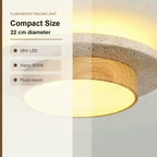 Flush Mount Ceiling Light compact size infographic