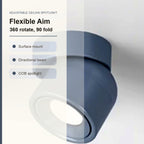 Adjustable Ceiling Spotlight flexible aim infographic
