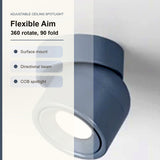Adjustable Ceiling Spotlight flexible aim infographic