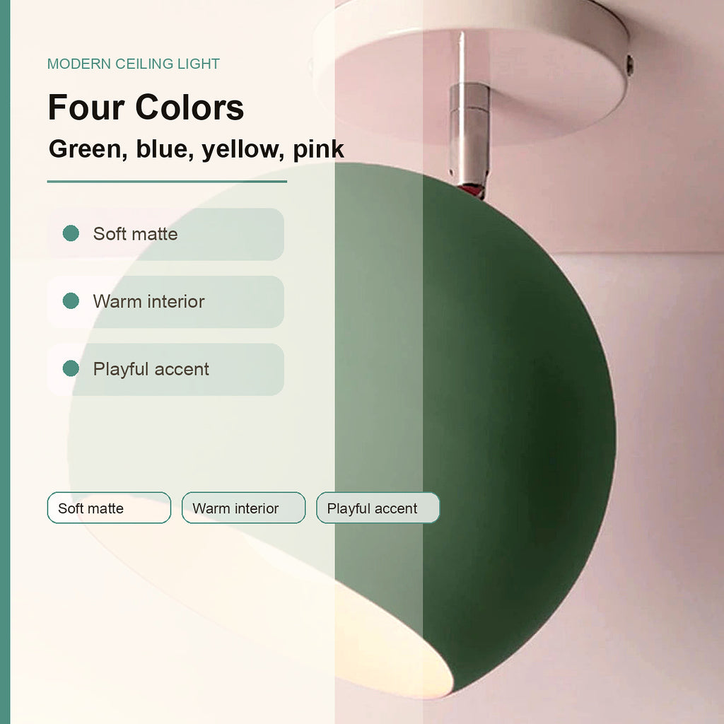 Modern Ceiling Light four colors infographic