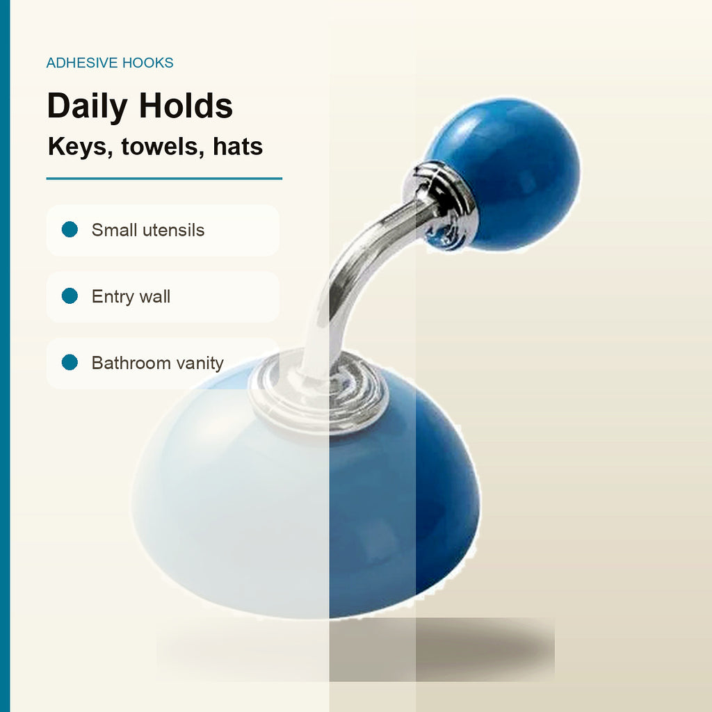 Adhesive Hooks daily holds infographic