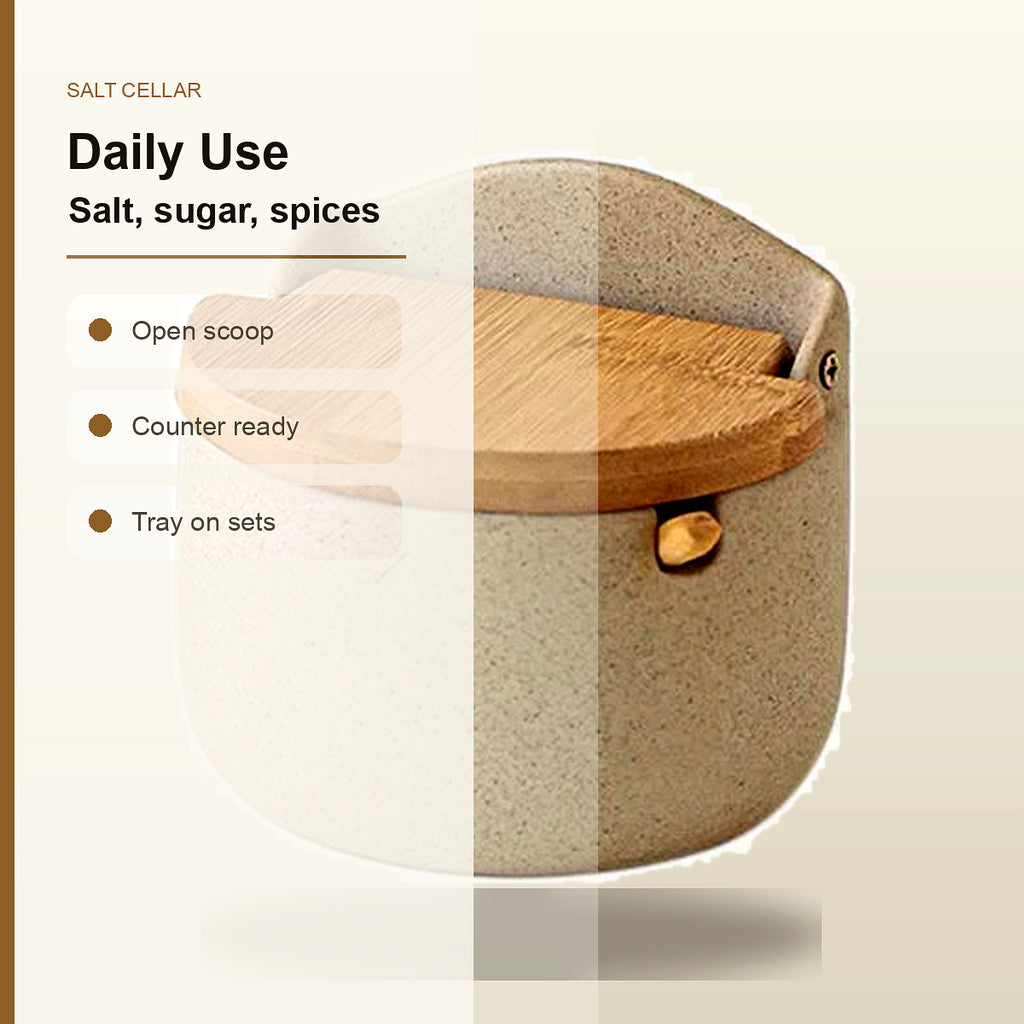 Salt Cellar daily use infographic