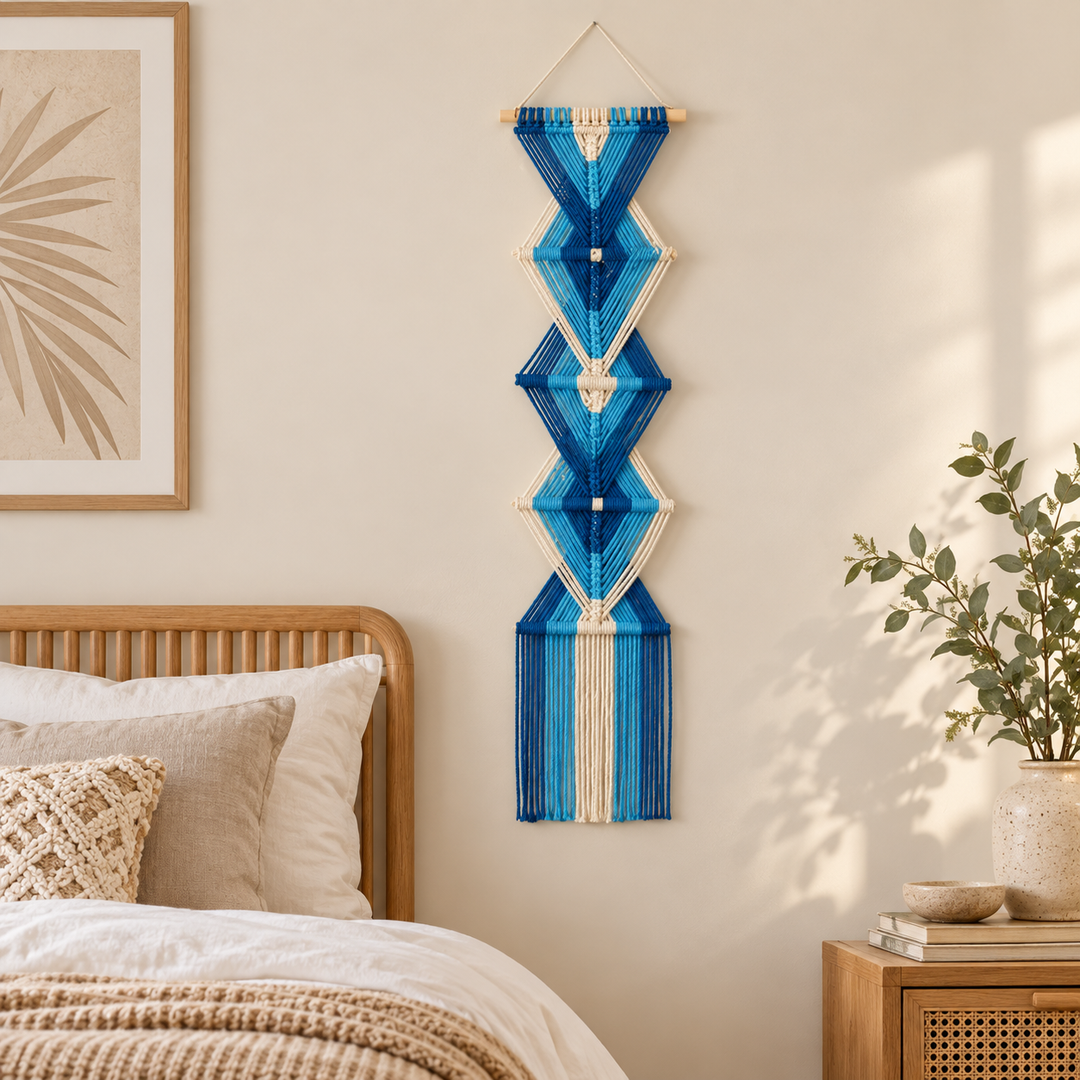 Bedroom beside a headboard, wide banner in 5 lengths, 10 styles