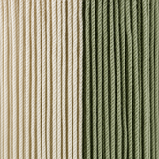 Close view of the cotton cord on the Arched Board Cord Hanging, 30 x 85 cm, 3 Colors, showing the twist of each strand