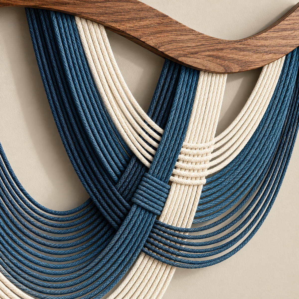 Macrame Wall Hanging Boho Decor Wall Tapestry Handmade Tassel Wall Art for Living Room Bedroom Headboard Apartment Home Decor generated media