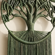 Nordic Hand-woven Tree of Life Tapestry Wall Hanging Living Room Wall Hanging Bedroom Corridor Stair Wall Decoration Accessories generated media