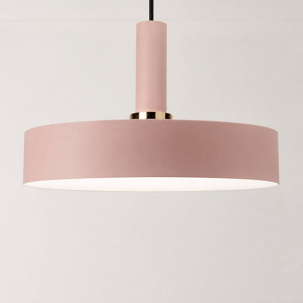 Nordic E27 Metal Pendant Light - Style 4 - Pink variant
