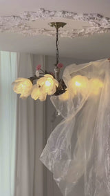 Petal Reverie Romantic Floral Chandelier - product video