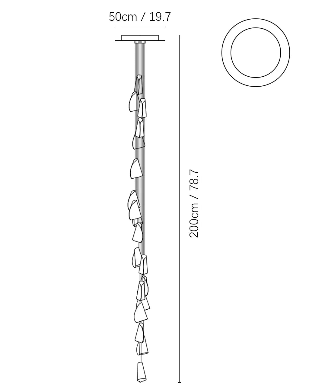 Celina Vesper Chandelier — view 74