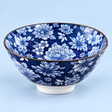 One White Blooms blue-and-white porcelain tea cup, 70 ml.