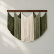 A-01 olive scalloped panels, 5 swag shapes across 16 colorways