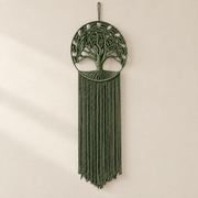 Nordic Hand-woven Tree of Life Tapestry Wall Hanging Living Room Wall Hanging Bedroom Corridor Stair Wall Decoration Accessories generated media