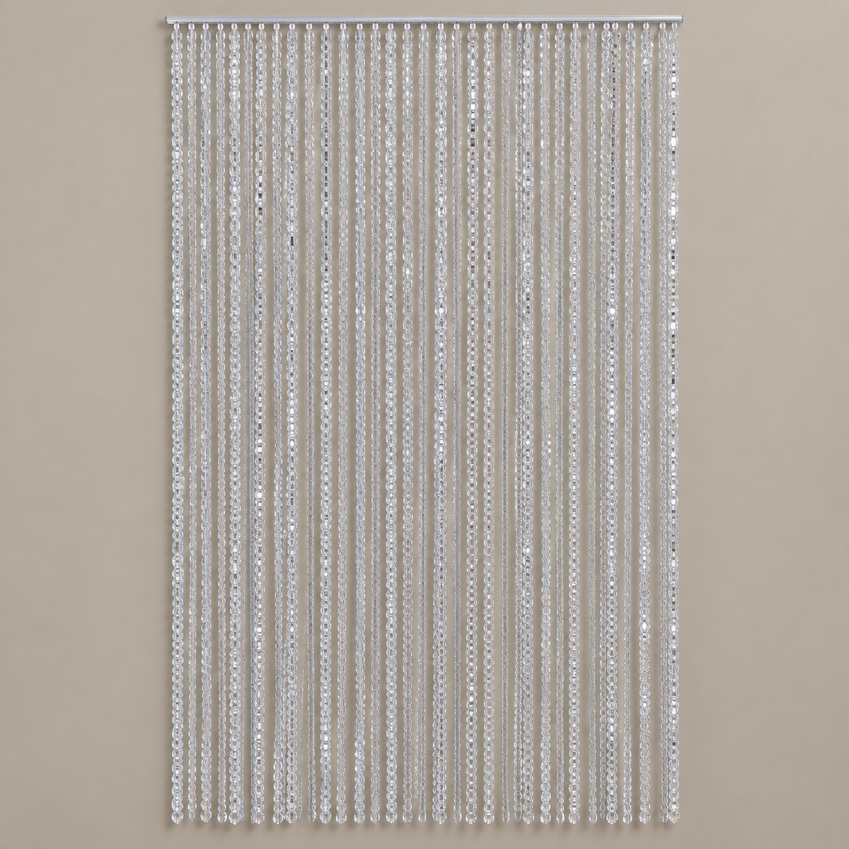 Supplier composite, blue curtain in a room with color insets