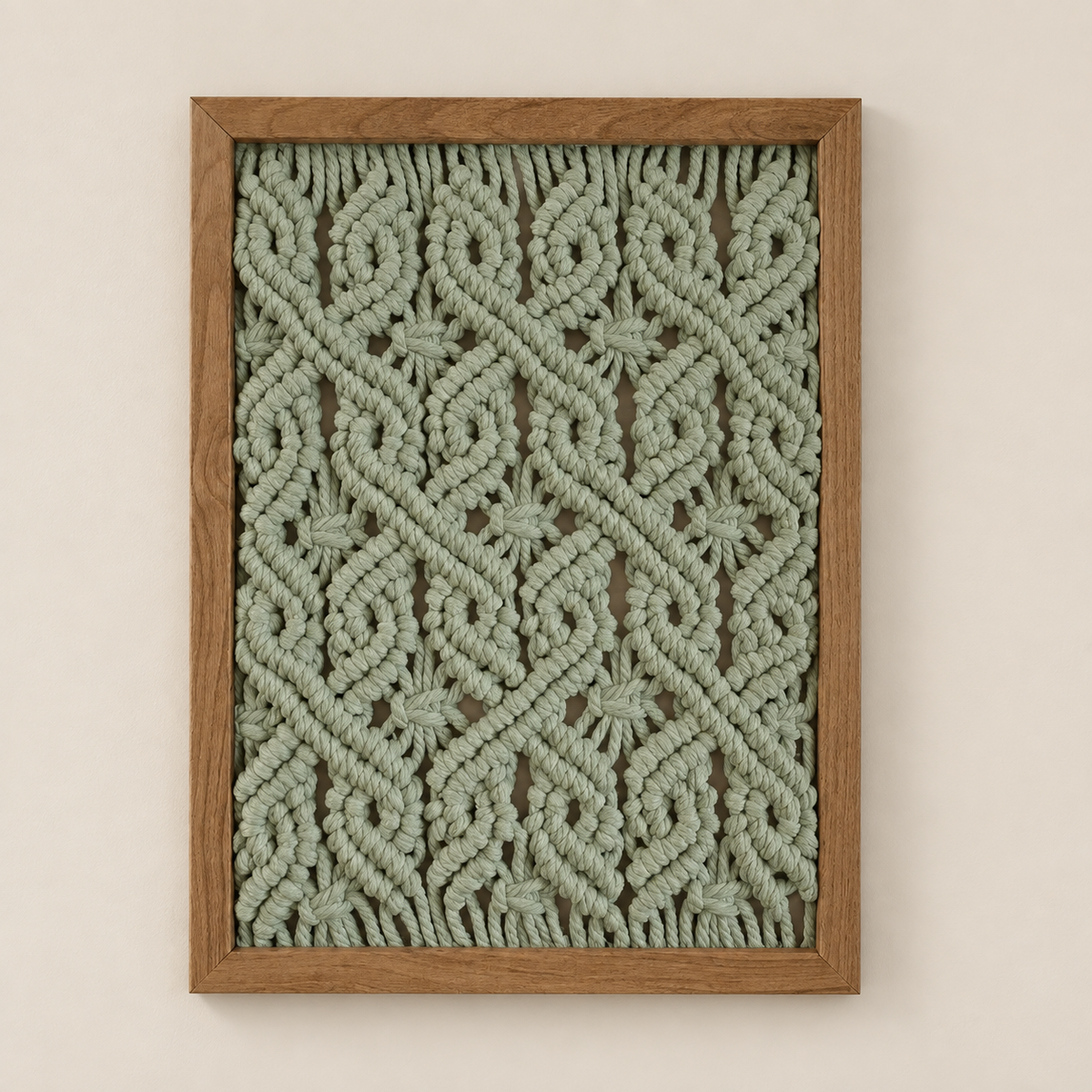 Three frames above a bed with a swatch strip of all thirteen styles