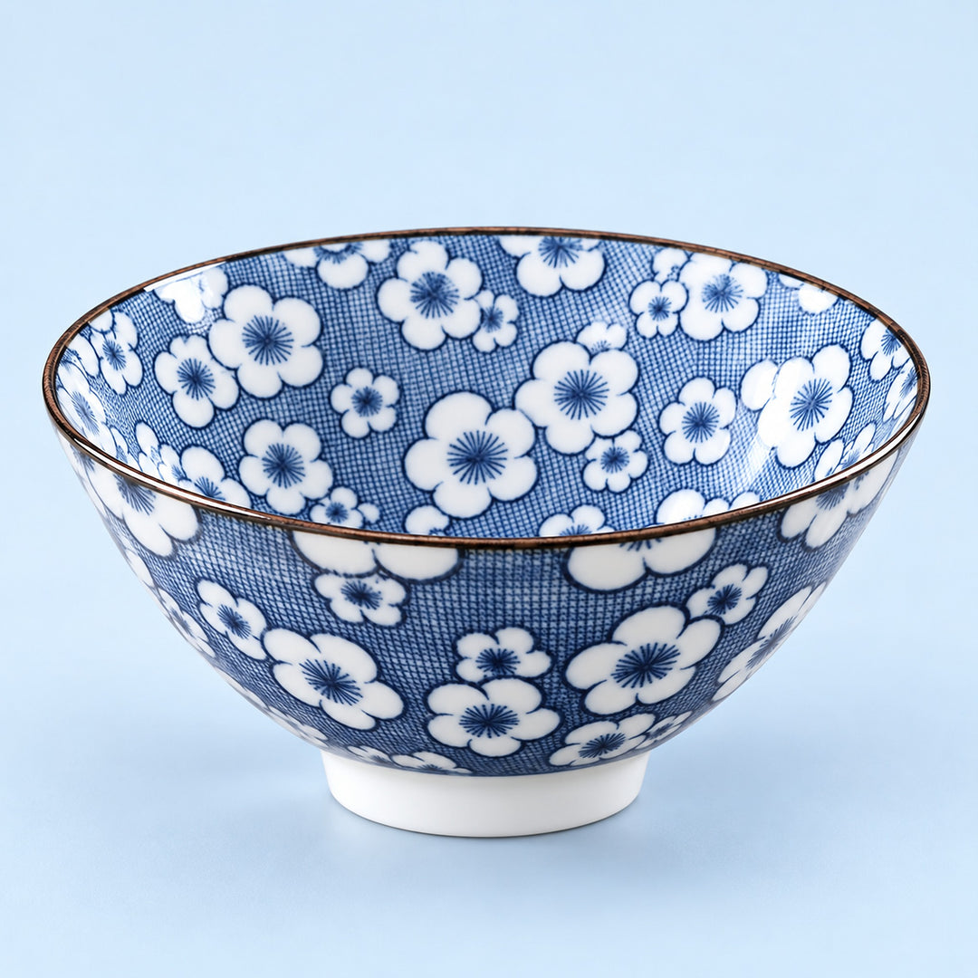 One White Blossoms blue-and-white porcelain tea cup, 70 ml.
