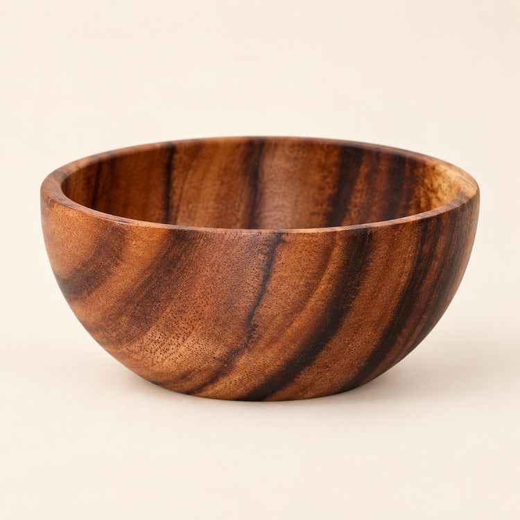 14 X 7 Cm Acacia Wood Bowl variant studio image