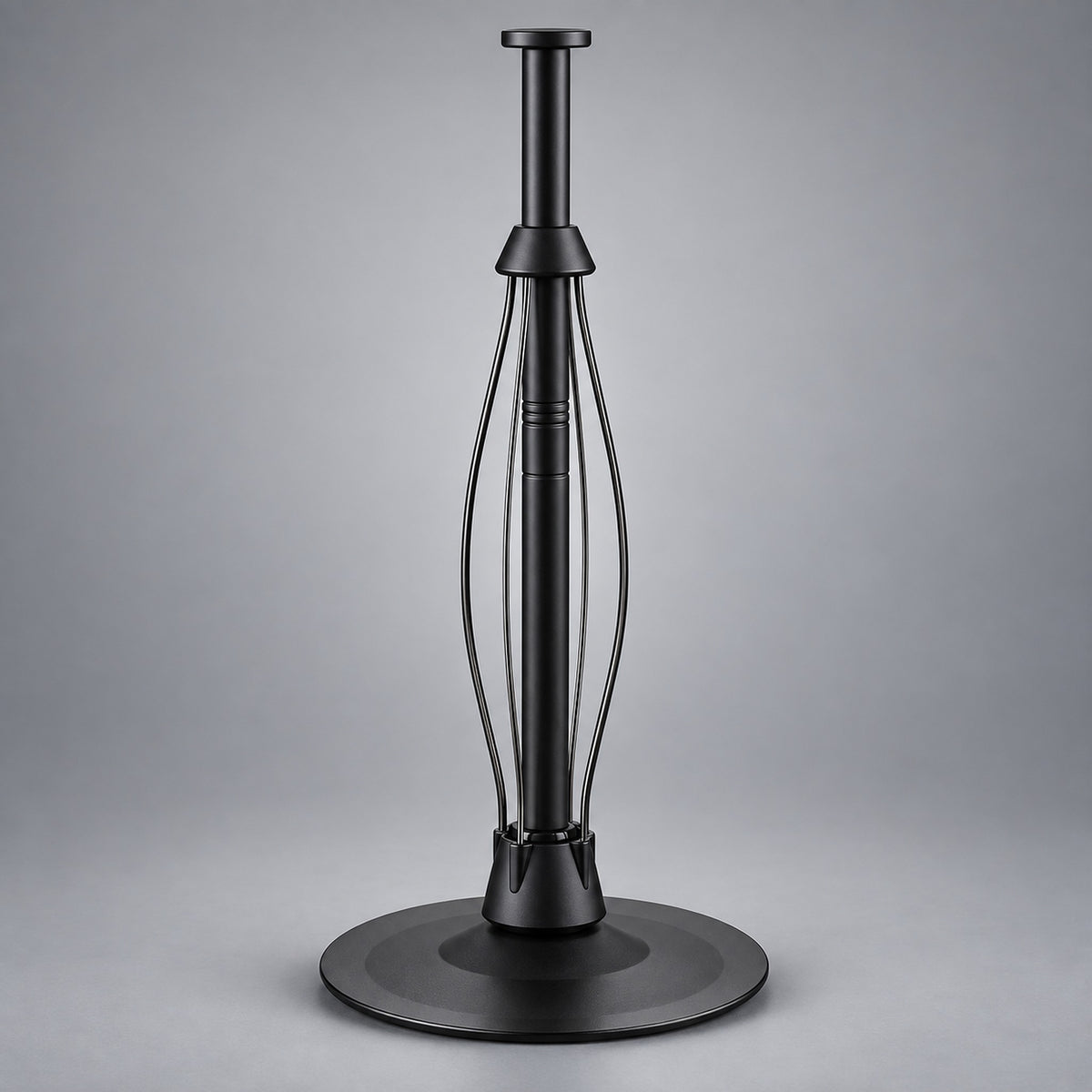 Countertop Paper Towel Holder, Stainless Steel Paper Towel Holder with One-Handed Ratchet and Non-Slip Base - Black / CN variant studio