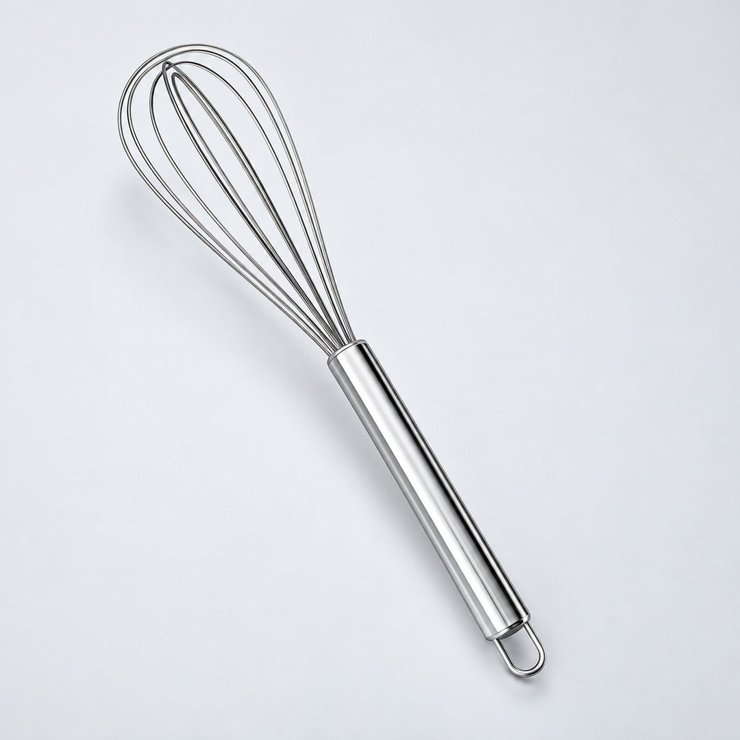 10-inch stainless balloon whisk option.