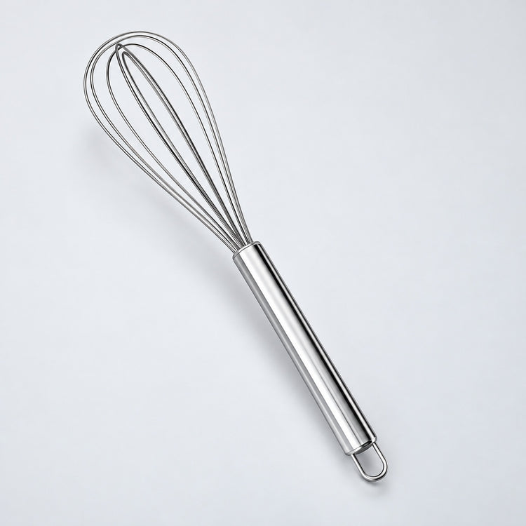 10-inch stainless balloon whisk option.