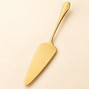 Gold Western Dinnerware Stainless Steel Cake Shovel Serving Fork Spoon Restaurant Public Colander Spoon Salad Fork Tableware - 1Pc Cake Spatula variant studio