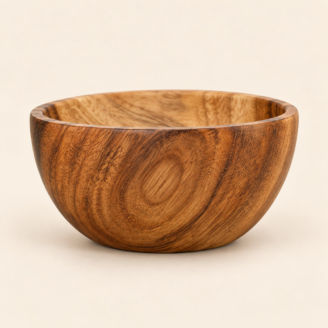 12 X 6 Cm Acacia Wood Bowl variant studio image