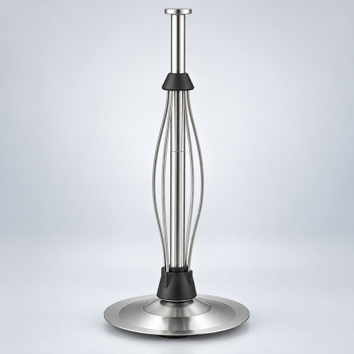 Countertop Paper Towel Holder, Stainless Steel Paper Towel Holder with One-Handed Ratchet and Non-Slip Base - Silver / CN variant studio