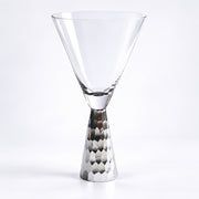 Wine Glass Cups Set Luxuly  Metal Bottom Diamond Red Wine Crystal Party Cup Home Restaurant Cocktail Champagne Drinkware - 11 / 201-300ml variant studio