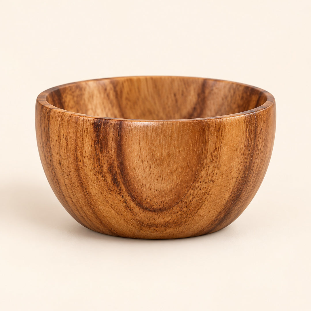 10 X 6 Cm Acacia Wood Bowl variant studio image