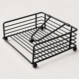 Black Wire Tray decorative metal napkin holder variant studio image