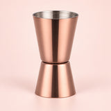 Rose Gold Jigger 1 Piece cocktail bar tool variant studio image
