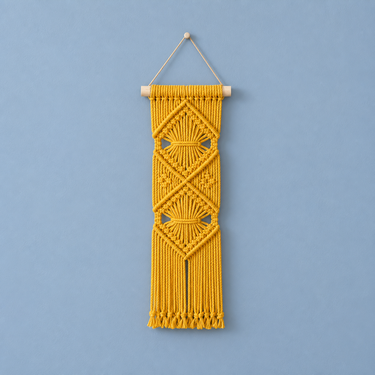 Yellow dense panel 20x60 on blue, wide banner in 5 lengths, 10 styles