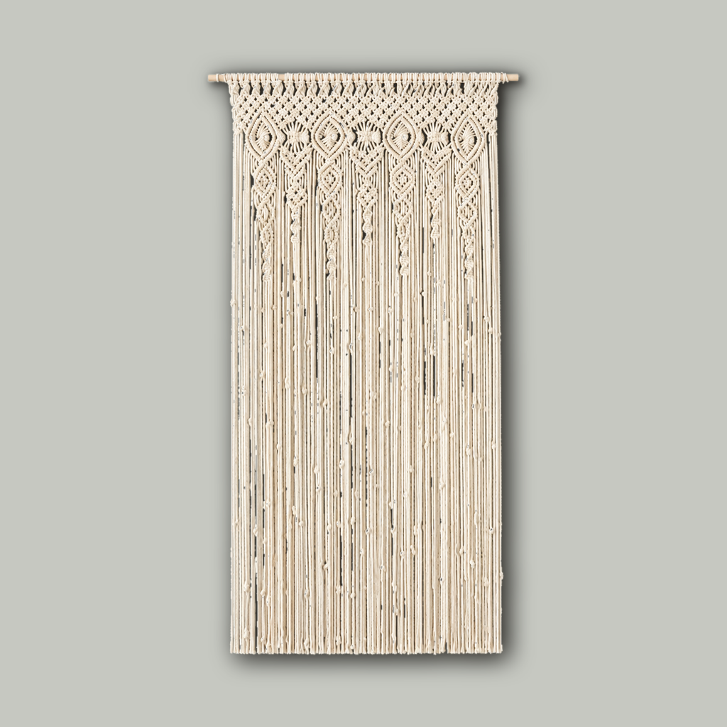 Macrame Door Curtain, 90 x 180 cm or 100 x 200 cm - 100 x 200 cm
