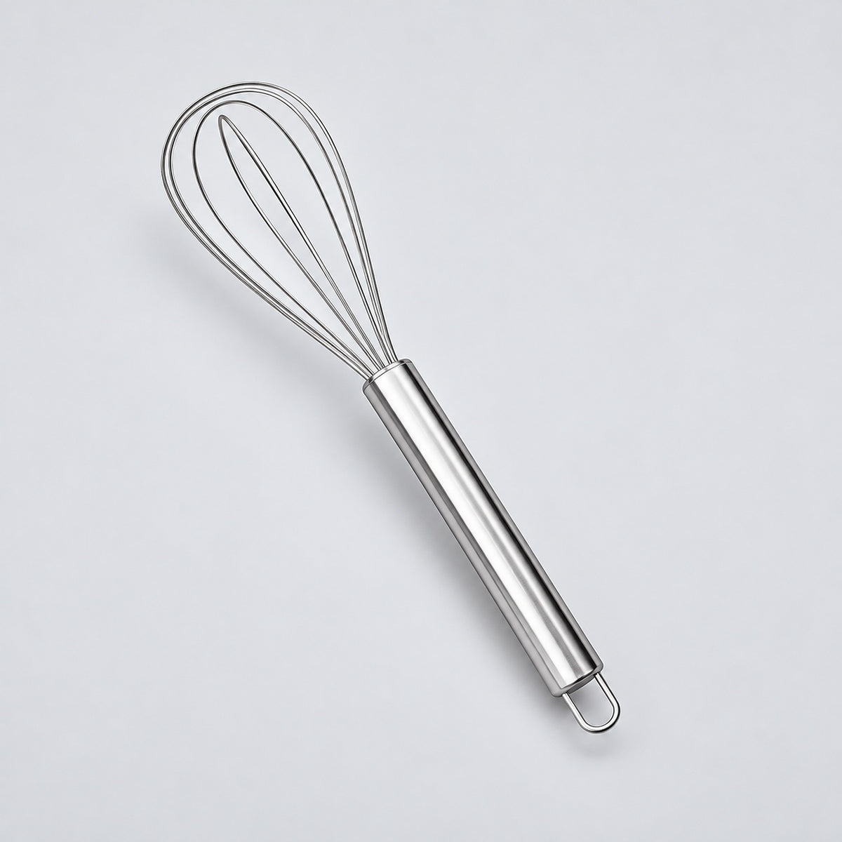 8-inch stainless balloon whisk option.