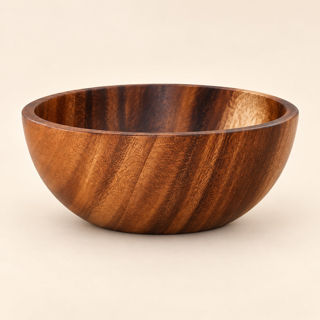 18 X 7.5 Cm Acacia Wood Bowl variant studio image
