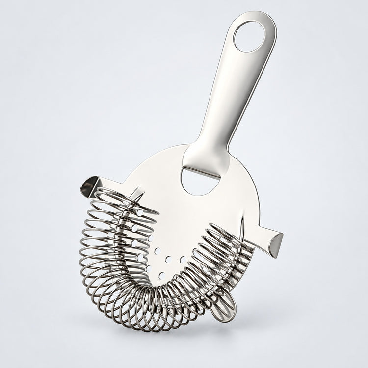 Silver Strainer 1 Piece cocktail bar tool variant studio image