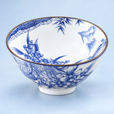 One Orchid Mountains blue-and-white porcelain tea cup, 70 ml.