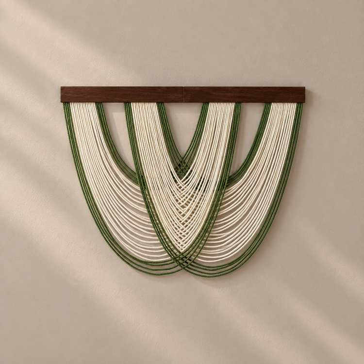 C-02 green two tone swags, 5 swag shapes across 16 colorways