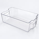 Refrigerator Organizer Bins, Clear Pantry Bins in PET Plastic, Fruit Containers for Fridge - Large Clear Open-Grip Bin variant studio