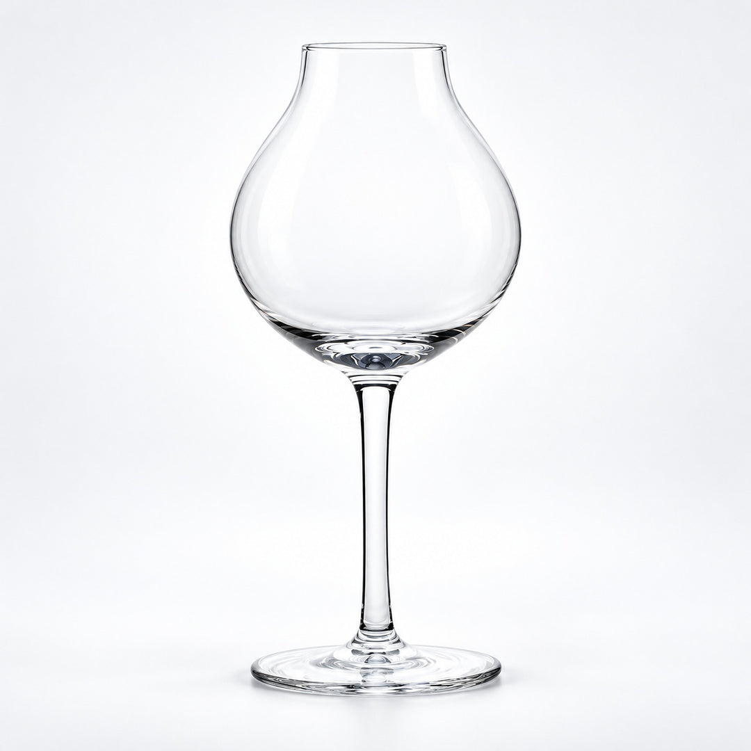 Empty 245 ml tulip cocktail glass.