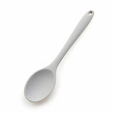 One light gray medium silicone spoon, 20.8 x 4.2 cm.