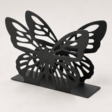Black Butterfly decorative metal napkin holder variant studio image