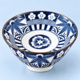 One Bamboo Panels blue-and-white porcelain tea cup, 70 ml.