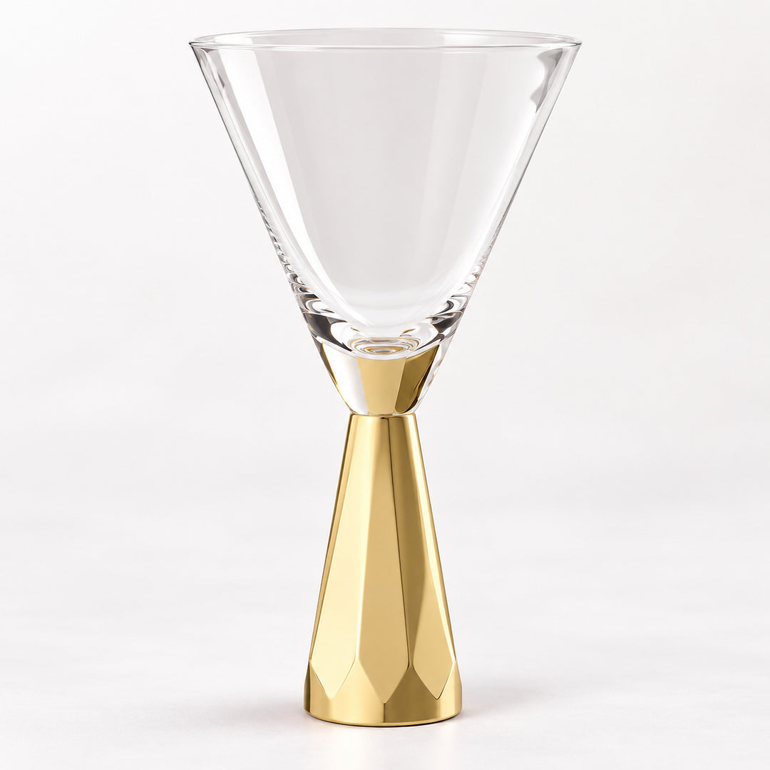 Wine Glass Cups Set Luxuly  Metal Bottom Diamond Red Wine Crystal Party Cup Home Restaurant Cocktail Champagne Drinkware - 8 / 201-300ml variant studio