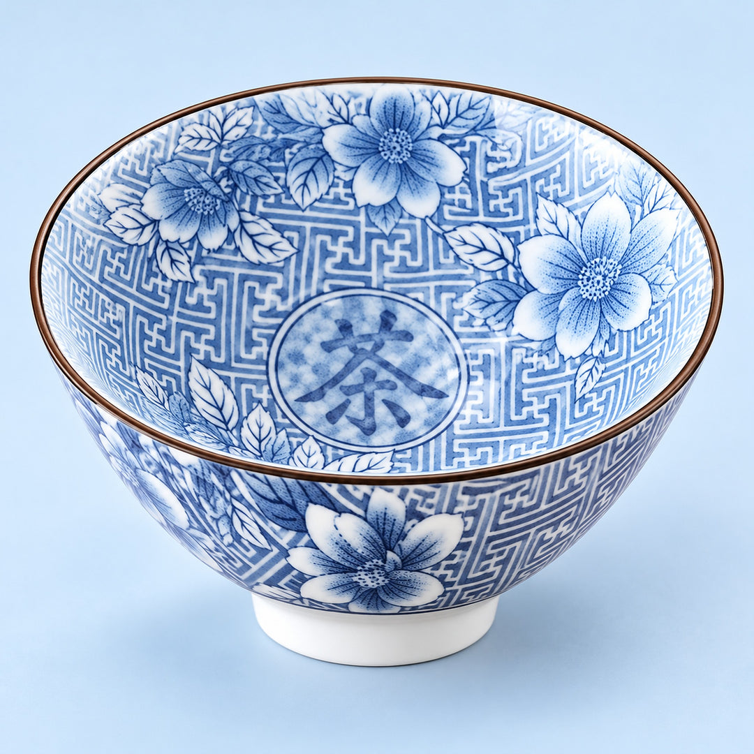 One Tea Medallion blue-and-white porcelain tea cup, 70 ml.