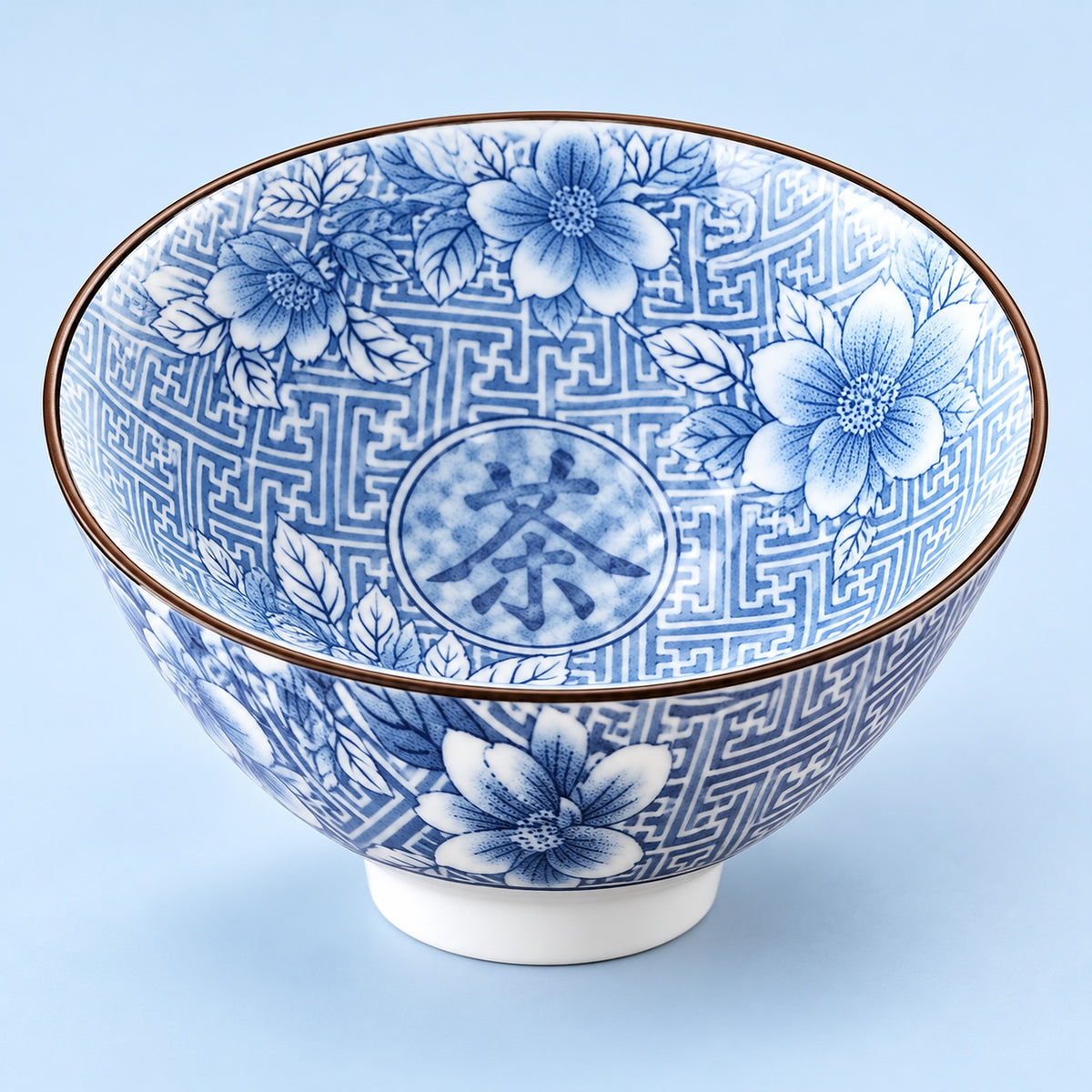 One Tea Medallion blue-and-white porcelain tea cup, 70 ml.